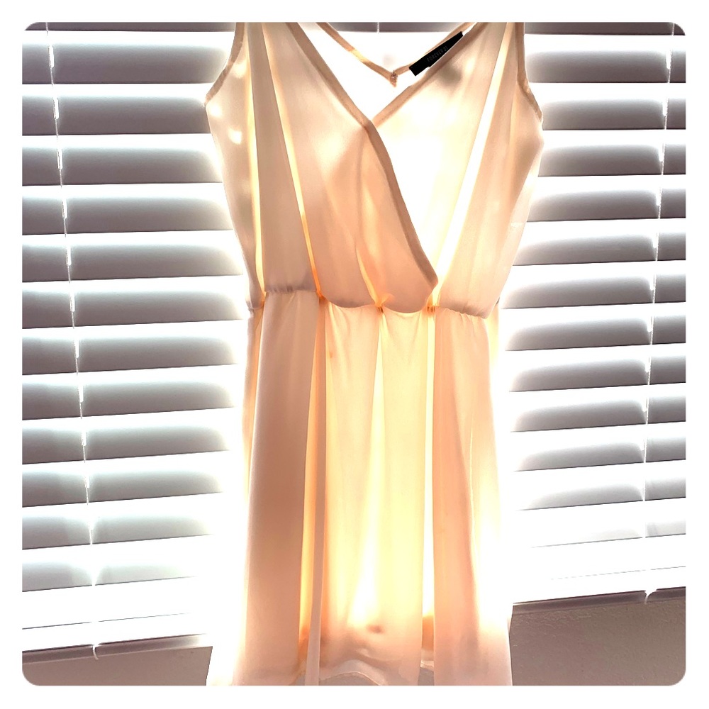 Cream, silk romper